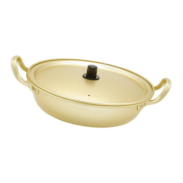 Ligero aluminio Ramen Ramyun fideos olla caldera con tapa utensilios de cocina, Caldera de cocina 18 cm