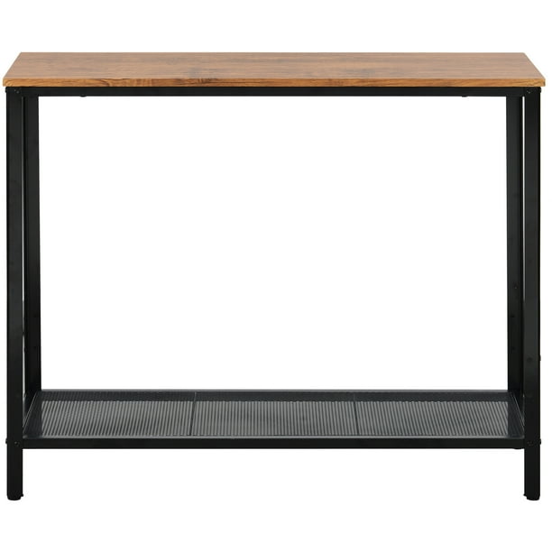 Loalirando Console Table With Bottom Shelf Adjustable Height Metal Frame Com Loalirando Console Table With Bottom, What Should Be The Height Of Console Table