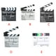 thumbnail image 2 of Injueey Director Film Clapboard Escena de acción Clapper Board Película de Clap Slate Theatre Party Decoration Movie Clapper Board Accesorios para fotos negro L, 2 of 6