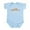 Sky Blue, variant on CafePress - I Love Horror Movies Infant Bodysuit - Baby Light Bodysuit, Size Newborn - 24 Months