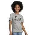 thumbnail image 5 of Never Give Up Motivated Optimistic Girls Kids T Shirt Tees Teen Brisco Brands M, 5 of 6