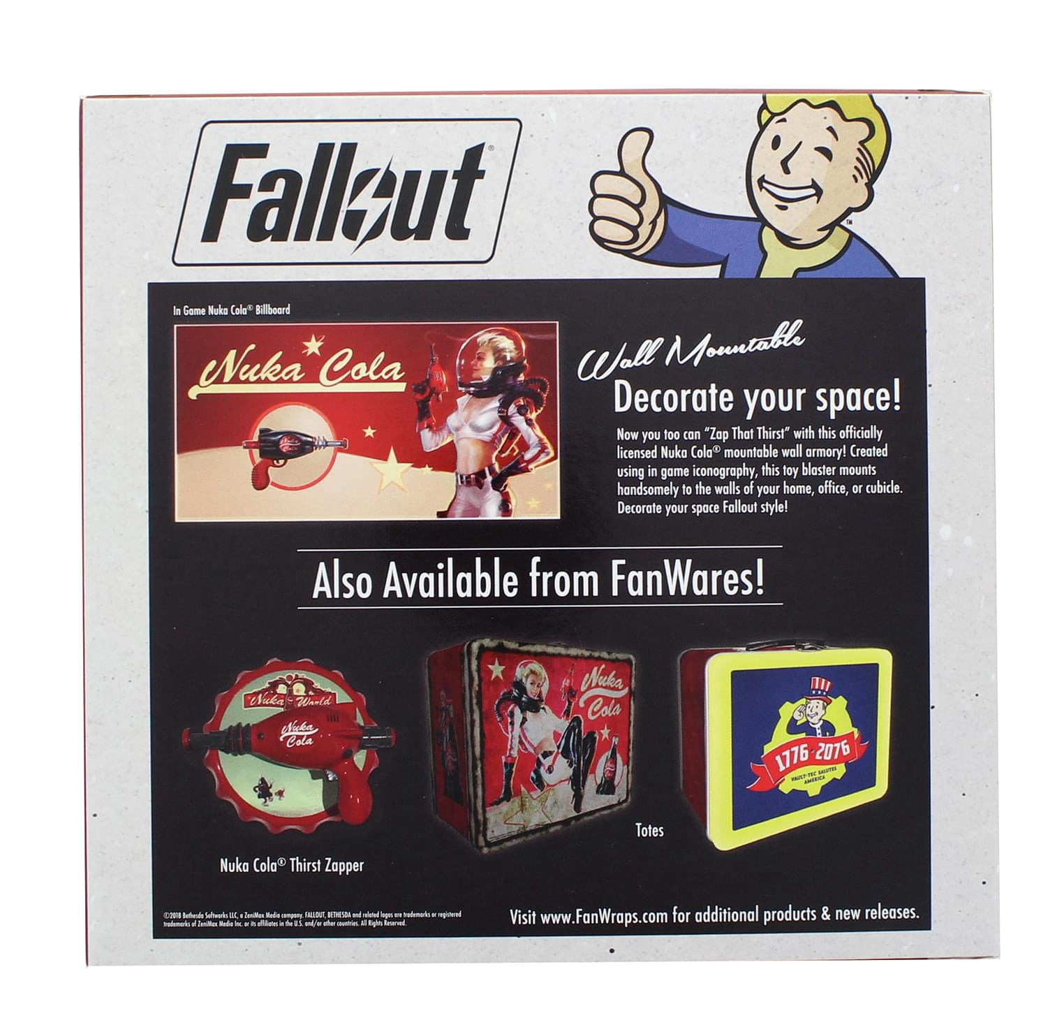 Fallout 4 Nuka Cola Blaster PX Replica Wall Mount Fanwraps Inc
