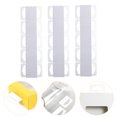 thumbnail image 4 of MasteelfCA 200pcs Self Adhesive Hanging Tabs Hooks Clear Plastic Display Hand Tabs Slot Hole Tab, 4 of 7