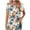 Multicolor Summer Tops for Women_P, variant on HAPIMO Women' Plus Size Casual Loose Flower Print Tops Summer Tops for Women Elegant Pleated Blouses Flowy Crew Neck Tees Fashion Clothes Dressy Tunic Multicolor L
