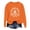 Orange [Halloween Shirts for Women Clearance], variant on Halloween Sweatshirt for Women 1692 Salem Broom Co Pullover Sweaters Long Sleeve Witch Fall Outfits for Women Winter Tops Womens Fall Fashion Clothing Beige, S