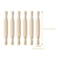 thumbnail image 2 of 6Pcs Baking Rolling Poles Mini Baking Rolling Sticks Children Play House Model, 2 of 9