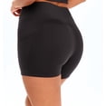 thumbnail image 3 of Natural Uniforms Women's High Waist Yoga Shorts&nbsp;Tummy Control with Deep Pockets (X-Small, Black), 3 of 6