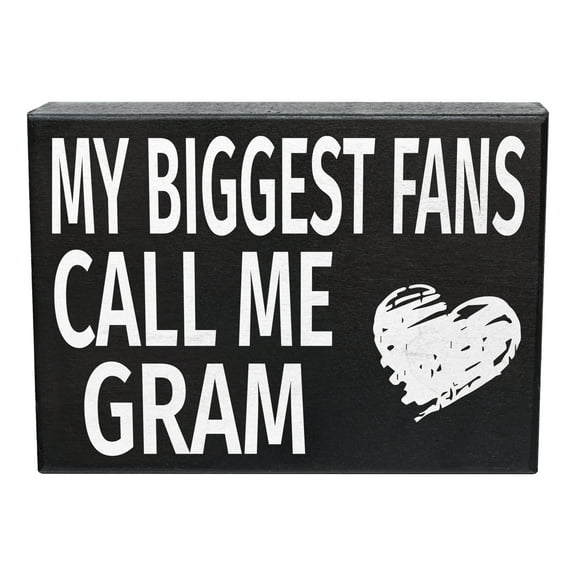 Gifts for Gram, My Biggest Fans Call Me Gram Wood Sign, Gram Gifts, Birthday Gifts for Gram, Gram Signs, American Made