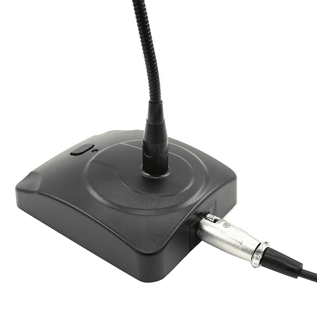 4X QR-501 Wired Conference Microphone, Office Meeting Gooseneck Recording Microphone Condenser Microphone,4* conference microphone 4* audio cable 4* windproof sponge cover,Black