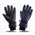 thumbnail image 1 of Guantes Cuero Térmicos Impermeables Touch Para Moto/bici, 1 of 8