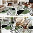 thumbnail image 5 of Boho Geometric Area Rugs 8'x10', Washable Small Throw Rugs for Living Room Patio, Green Ethnic Abstract Stripes Motifs Indoor Outdoor Rug Non-Slip Low Pile Carpet Runner Reversible Floor Mats, 5 of 8