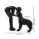 thumbnail image 4 of Estatua de perro, hombre y perro de Friygardcn para decoración del hogar, 4 of 7