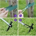 thumbnail image 2 of Heavy Duty Steel Tree Support Kit, Tree Stake Kit for Newly Planted Trees Against Bad Weather, Include 6 PCS Tree Straps for Staking, 6 PCS Tree Stakes and 2 PCS Rope of 31.2 FT for Anchoring (2), 2 of 7