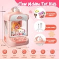 thumbnail image 5 of Machine à Griffes pour Enfants Mini Distributeurs Automatique Attrape-Bonbons Distributeur de Prix Jouets pour Filles Garçons Machine de Jeu d'Arcade Électronique à Griffes pour Fête Anniversaire Cadeaux de Pâques avec Lumières Son&20 Min, 5 of 5
