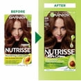 thumbnail image 2 of Garnier Color de pelo Nutrisse Nutrisse Color Creme - # 535 Castaño medio dorado caoba 1 Application Garnier Garnier Color de pelo 1 Application, 2 of 8