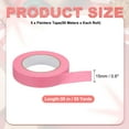 thumbnail image 2 of 1 Inch x 275 Yards Painters Tape, Adhesive Masking Tape Paint Tapes for Wall Painting DIY Artist Craft Arts Decoration Labeling, Pink, 2 of 6