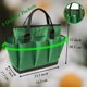 thumbnail image 1 of Bolsa de almacenamiento de herramientas de jardín con 9 bolsillos-Regalos de jardinería para mujeres, bolsa de mano pesada para herramientas, kit de herramientas, interior y exterior, organizador (ver Feliz Sencillez, 1 of 3