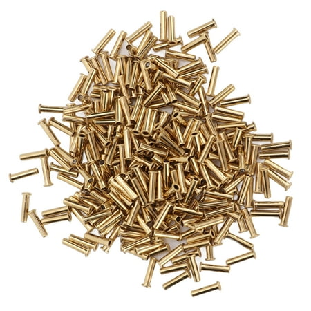 

Hole Copper Rivets Hollow Rivet Brass Decorative Good Toughness For Clothing For Bag Accessories 2.5x11x3.8mm