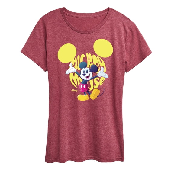 Disney - Mickey Logo - Women's Short Sleeve Graphic T-Shirt
