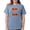 Blue Jean, variant on - Delta Chi Flag T Shirt - Womens Comfort Colors® Shirt