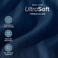 thumbnail image 3 of Bare Home Down Alternative Comforter Set - 3-Pieces - All Seasons - King, Heather Dark Blue, 3 of 8