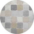 thumbnail image 2 of Addison Rugs Mayfield Premium Machine Washable Transitional Geometric Beige Round Rug, 8' x 8', 2 of 6