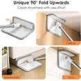 thumbnail image 5 of XH Spin Mop and Bucket Set, Dual Chambers Dirty and Clean Water Self Separation for Floor Wall Window, Wet and Dry Mop and Bucket with Wringer Set for Home (1 Square Mop with 2 Microfiber Pads), 5 of 6