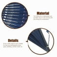 thumbnail image 2 of STRANDCHIC Vintage Japanese Bamboo Folding Fan Dark Blue for Decoration, 2 of 5