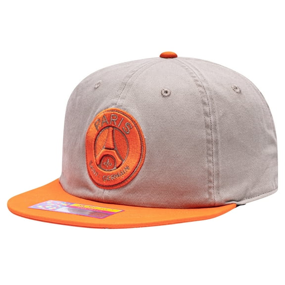 Men's Fan Ink  Tan/Orange Paris Saint-Germain Wander Snapback Hat