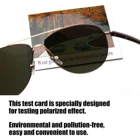 Fosa Sunglasses Test Glasses Accessory Polarized Sunglasses Test Card Check Glasses Polarized Spectacles Test Paper Accessory Walmart Canada Fosa Sunglasses Test Glasses Accessory Polarized Sunglasses Test Card Check Glasses Polarized Spectacles Test Paper Accessory Walmart Canada