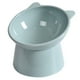 thumbnail image 1 of Tazón Alimentación Plástico Food Plato Elevado Tilted Bowl Ergonómico Anti Vómitos Sin Deslizamiento para Gatos Cara Plana, 1 of 9