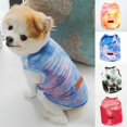 thumbnail image 3 of Pet Tie-dye chaleco sin mangas textura perro chaleco cachorro suministros transpirable CasualpinkS, 3 of 3
