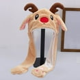 thumbnail image 3 of Event & Party Cute Christmas Reindeer Hat With Moving Ears and Jumping Mechanism for Kids and Adults Festive Accessory for Holiday Celebrations, 3 of 4