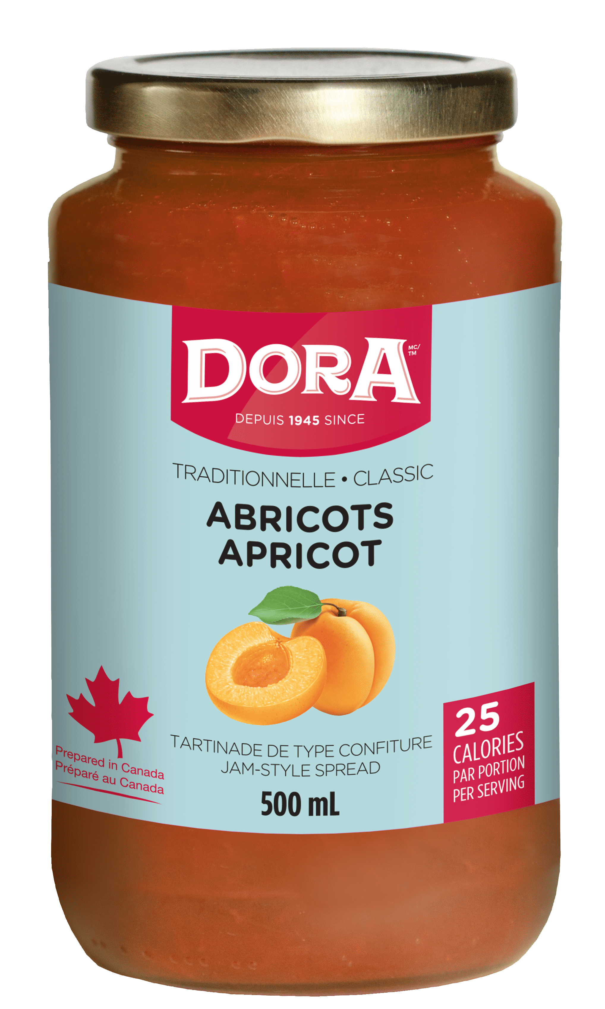 Dora Apricot Traditional Light Spread