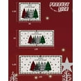 thumbnail image 6 of Garage Door Banner Cover 7 x 8 ft, Merry Christmas Green Black Xmas Tree Floral Border Christmas Garage Door Decorations Holiday Christmas Backdrop Decor for Winter New Year Xmas Party, 6 of 6