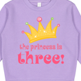 thumbnail image 3 of Inktastic 3rd Birthday Princess I'm Three Toddler Sweatshirt, 3 of 4
