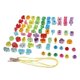 thumbnail image 5 of Juguete De Abalorios Con Cordones De Madera Habilidades Motoras Educativas Tempranas Para Niños Pequeños 71 Abalorios 71 cuentas, 5 of 7