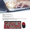 thumbnail image 3 of Gaming  Keyboard Mouse Combo,  Keyboard Mouse Combo Mixed Color Non Latency with USB Receiver for PC Laptop Red,Blue, 3 of 7