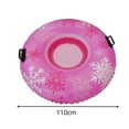 thumbnail image 2 of Hearth & Gear Inflatable Sled 43 Inch Heavy Duty Winter With Thick Bottom Double Handles Suitable For Outdoor Activities For Children And Adults, 2 of 4