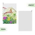 thumbnail image 2 of Easygdp Plants and Insects Golf Towel 24x16in for Men and Women with Carabiner Clip for Easy Attachment, 2 of 8