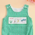 thumbnail image 5 of CAUYDY Baby Boys Clothes Spring Summer Infant Jumpsuit for Girls Preemie Short Sleeve One-Pieces Unisex Newborn Sleepwear 0 3 6 9 12 18 24 Months Sizes 0-3 Months,Green, 5 of 6