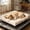 Beige, variant on Chew Proof Bed For Crate Indestructible Kennel Mat With Reinforced Corners Large Washable Chew Pad For Small Chewers
