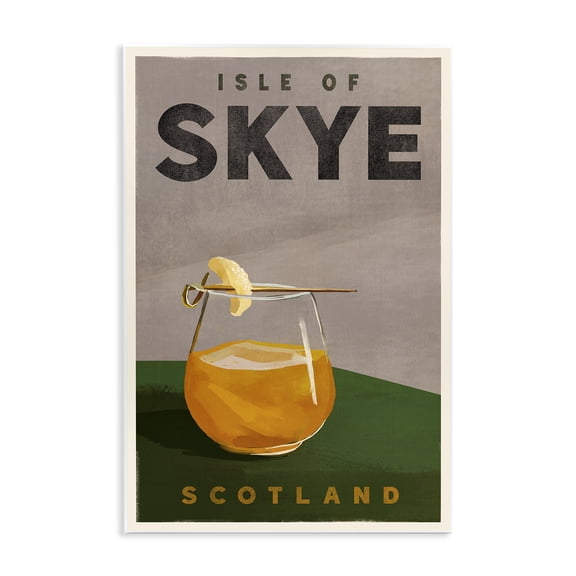 Stupell Industries Isle of Skye Cocktail Food & Beverage Painting Unframed Art Print Wall Art, 10 x 15