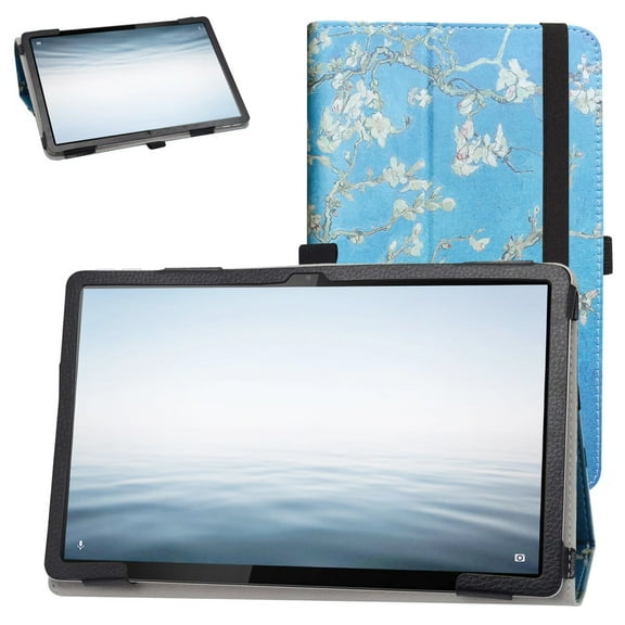 Labanema 11" Lenovo Tab P11 (TB-J606F /TB-J606X) Case, PU Leather Folio Stand Protective Case, Cover for 11" Lenovo Tab P11 (TB-J606F /TB-J606X) (Apricot Flower)