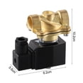 thumbnail image 4 of RichLink 1/2" Solenoid Valve Brass Solenoid Valve Compact Size Normally Closed Design, 4 of 10