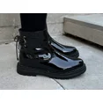 thumbnail image 3 of Botas Zapatos Botines Niña Charol Negro, 3 of 5