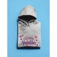 thumbnail image 3 of Happy Valentine's Day Heart Hoodie Men -Smartprints Designs, Male Large, 3 of 4