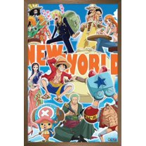 One Piece - New World Wall Poster, 14.725" x 22.375" Framed