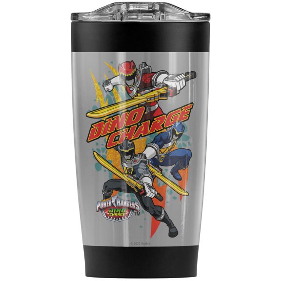 Power Rangers/Swords Out Stainless Steel Tumbler 20 oz Coffee Travel Mug/Cup, Vacuum Insulated & Double Wall with Leakproof Sliding Lid | Great for Hot Drinks and Cold Beverages