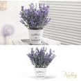 thumbnail image 4 of 2PCS Fall Potted Fake Plants Artificial Plastic Eucalyptus Plants Fall Decorations for Home Office Desk Farmhouse Room Decor, 4 of 5